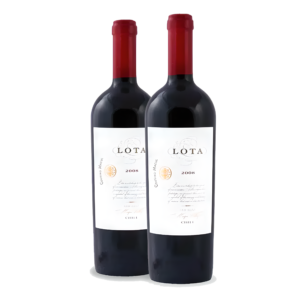 Kit Cousiño Macul Lota 2 Garrafas, Vinho Chileno Premiado Cabernet Sauvignon e Merlot, 97 Pontos, Eleito Melhor Vinho do Chile