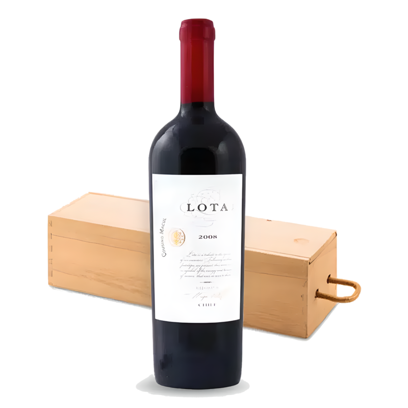 2009 97 Pontos Lota Cousiño Macul  c/ Caixa de Madeira Valle del Maipo. Chile