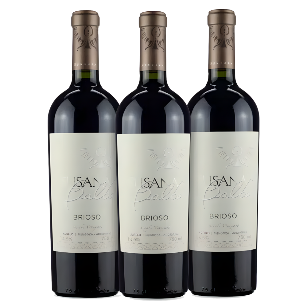 Degustação Vertical Susana Balbo Signature Brioso 03 Garrafas 95 pontos Região Agrelo, Luján de Cuyo Agentina