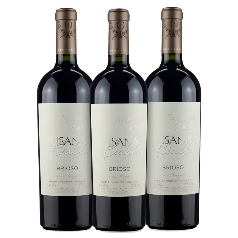 Degustação Vertical Susana Balbo Signature Brioso 03 Garrafas 95 pontos Região Agrelo, Luján de Cuyo Agentina