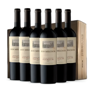 100 Pontos 2018 Don Melchor Cabernet Sauvignon Caixa de Madeira com 6 unidades