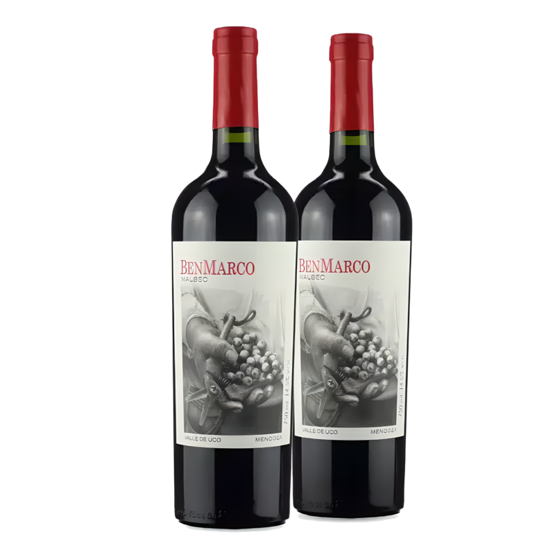 Kit BenMarco 2016 Cabernet/Malbec Vinho Argentino Susana Balbo (Vinho da Argentina 94 Pontos, 11 meses em barricas de carvalho francês)