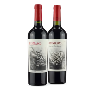 Kit BenMarco 2017 Cabernet/Malbec Vinho Argentino Susana Balbo (Vinho da Argentina 96 Pontos, 11 meses em barricas de carvalho francês)