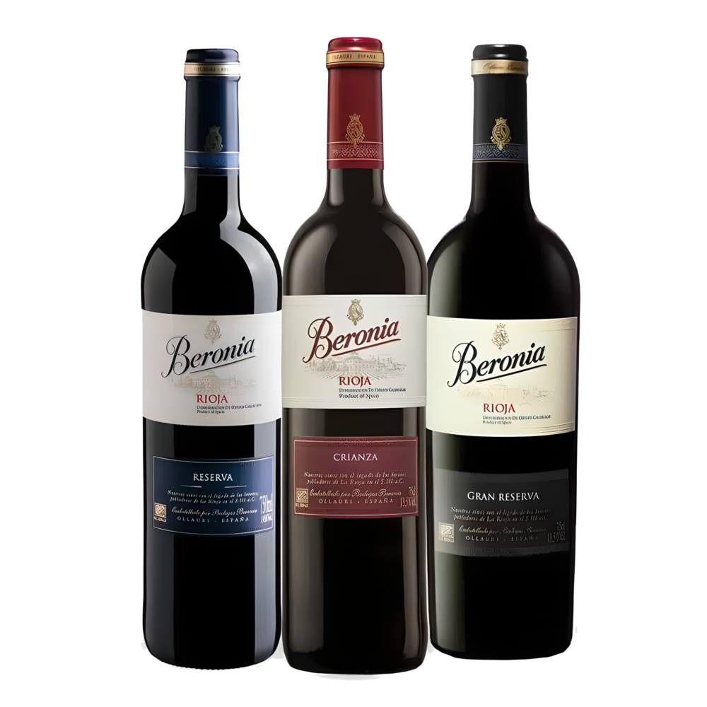 Kit Beronia Seleção Especial Vinhos Espanhois Premiados e Pontuados