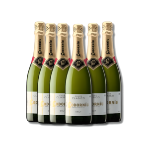 Kit Espumante Espanhol Cava Codorníu Clásico Brut - 6 Garrafas