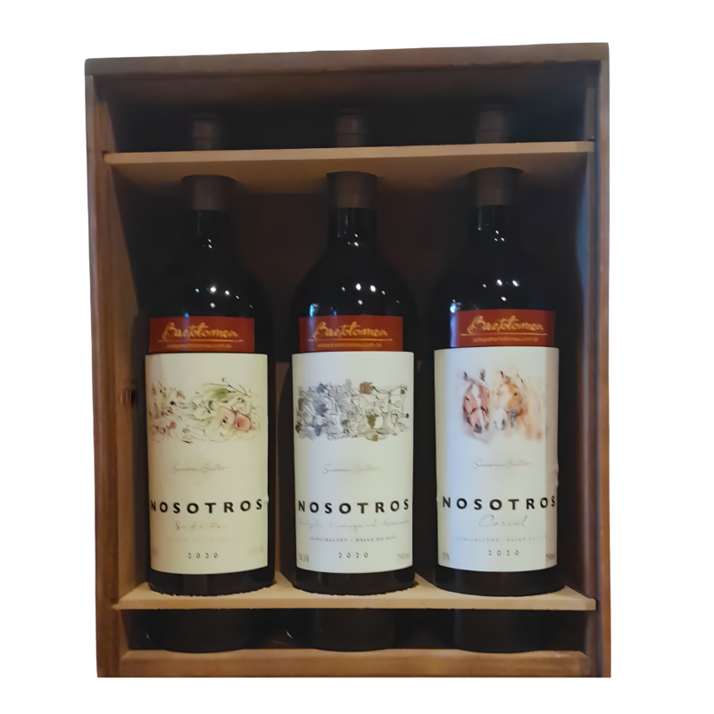 Kit Colecionador Nosotros 3 Garrafas 750ml Safra 2020