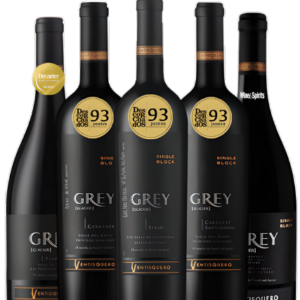 Grey Ventisquero Seleção Exclusiva Degustação Eleita Melhor Mescla de Uvas do Chile 5 Rótulos Chilenos Premiados