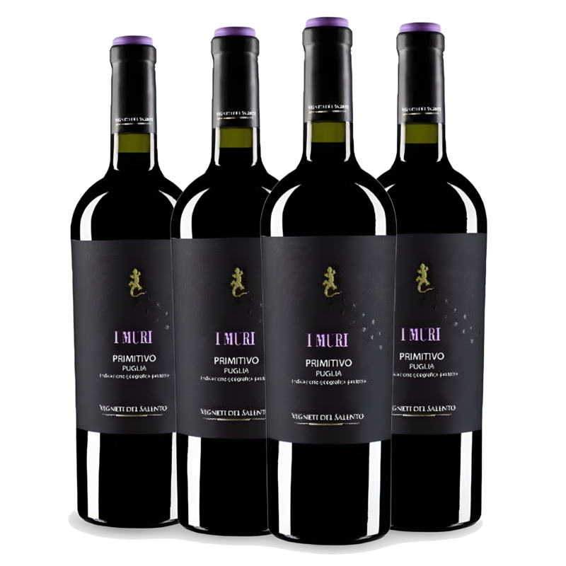Kit i Muri Primitivo 4 Garrafas
