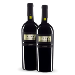 Kit Jantar Romantico Vinho Italiano Caldora Yume Montepulciano D'Abruzzo 2011 750ml