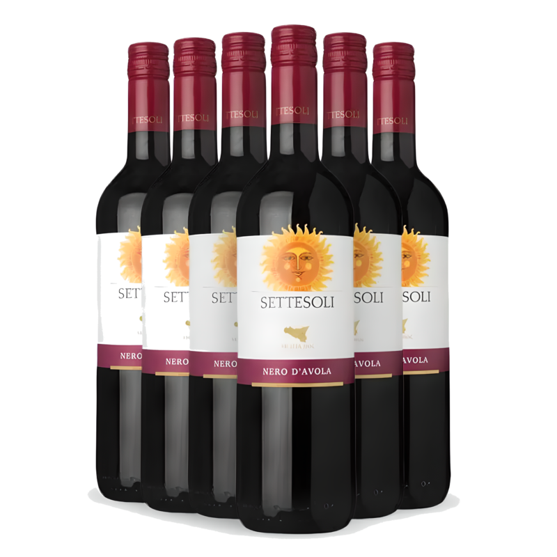 Kit Settesoli Nero D'avola 2015 Vinhos da Itália Região	Sicilia 6 Garrafas