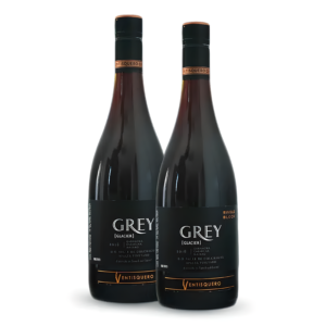 Kit Ventisquero Grey Pinot Noir. Vinhos do Chile Descorchados: 93 pontos. Envelhecido 12 meses em barricas de carvalho francês