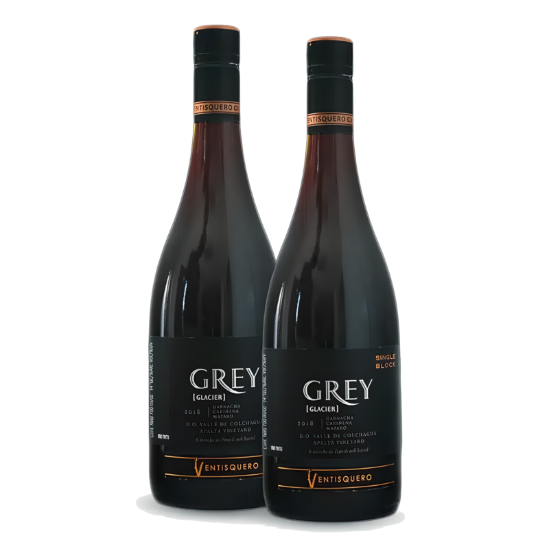 Kit Ventisquero Grey Pinot Noir. Vinhos do Chile Descorchados: 93 pontos. Envelhecido 12 meses em barricas de carvalho francês