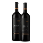 Kit Ventisquero Grey Syrah. 96 pontos: Guia Descorchados. Envelhecido 18 meses em barricas de carvalho, Vinhos Chilenos.