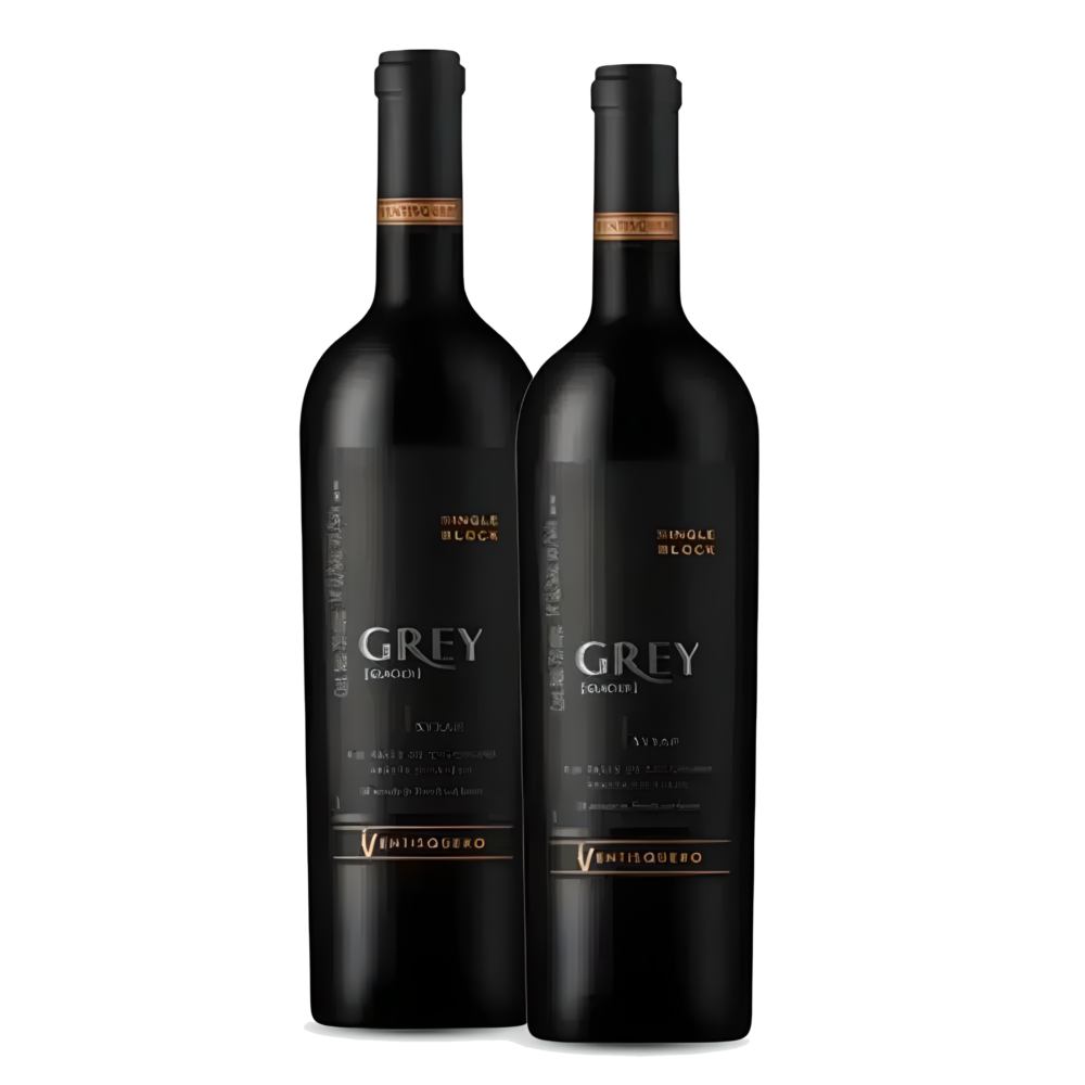 Kit Ventisquero Grey Syrah. 96 pontos: Guia Descorchados. Envelhecido 18 meses em barricas de carvalho, Vinhos Chilenos.