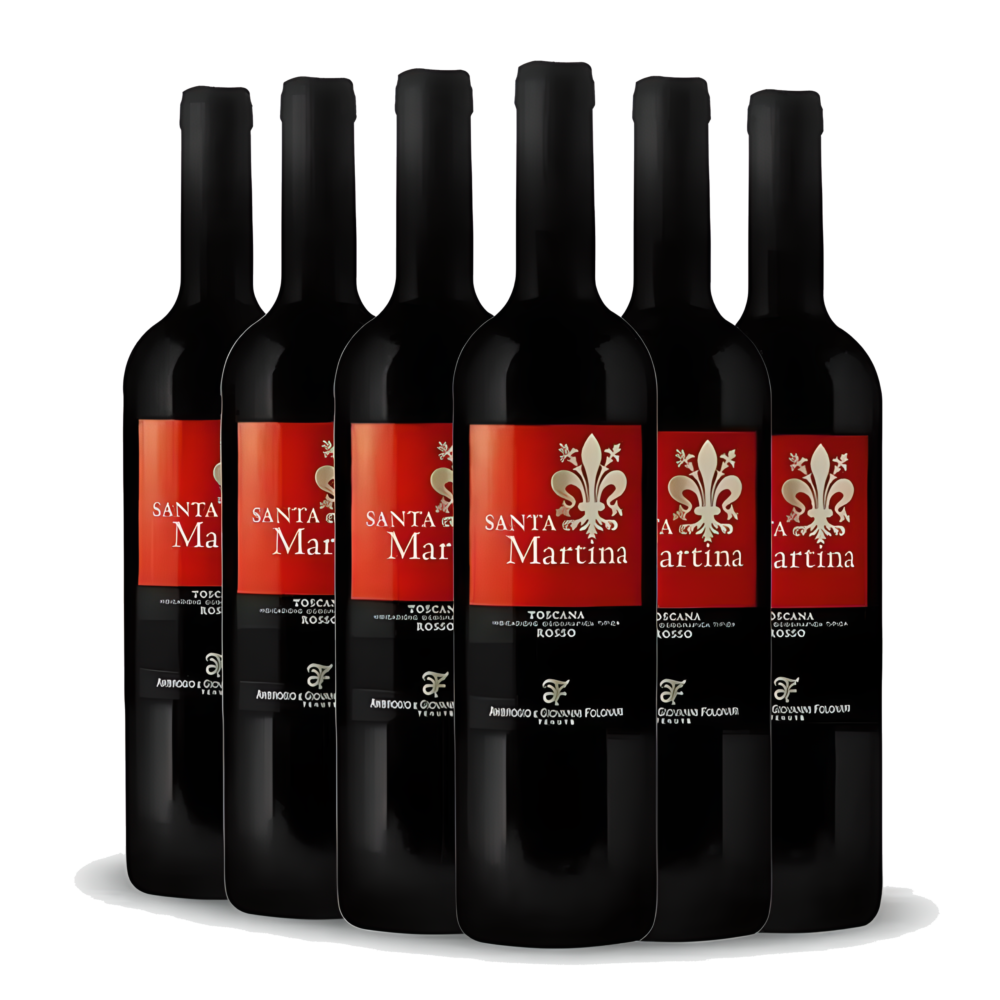 Kit Vinho Italiano Santa Martina 2011 Toscana Compre 5 Leve 6 Safra Exclusiva Adega Bartolomeu