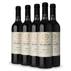 Kit Vinho Tinto Argentino Susana Balbo Tradición Malbec 2019- 5 Garrafas