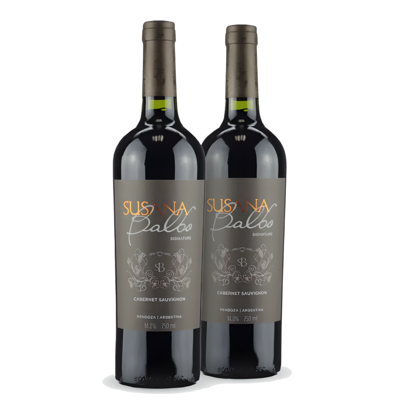 Pack com 2 Susana Balbo Signature Cabernet Sauvignon Vinícula Domínio Del Plata Região de Mendoza Argentina