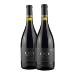 Pack com 2 Ventisquero Grey Pinot Noir Valle De Leyda. Descorchados: 93 pts, Envelhecido 12 meses em barricas de carvalho francês, Vinho Chileno Premiado 2016