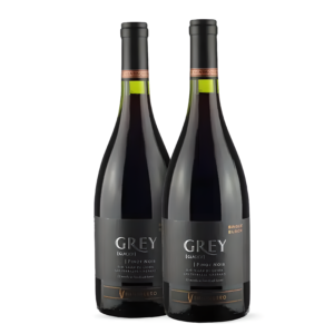 Pack com 2 Ventisquero Grey Pinot Noir Valle De Leyda. Descorchados: 93 pts, Envelhecido 12 meses em barricas de carvalho francês, Vinho Chileno Premiado 2016
