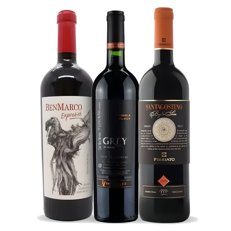 Seleção Especial Susana Balbo Expresivo, Ventisquero Grey Carmenére e Santagostino