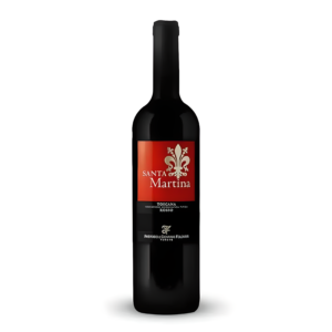 Vinho Tinto Italiano Santa Martina Rosso IGT 2011 Toscana. Envelhecido 12 meses em barricas de carvalho eslavo. Safra Exclusiva Adega Bartolomeu