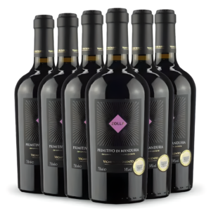 Vinho Tinto Zolla Primitivo di Manduria 2017 750ml Pack com 06