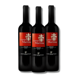 Kit Vinho Tinto Italiano Santa Martina Rosso IGT Toscana 2011 Safra Exclusiva  (Pague 2, Leve 3)
