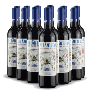 Kit Vinho Tinto Português Atlântico Alentejano Safra 2020 - 12 garrafas