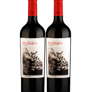 Kit com 02 BenMarco Malbec Susana Balbo Altamira. Vinho Argentino 94 pontos Descorchados 2015