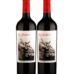 Kit com 02 BenMarco Malbec Susana Balbo Altamira. Vinho Argentino 94 pontos Descorchados 2015