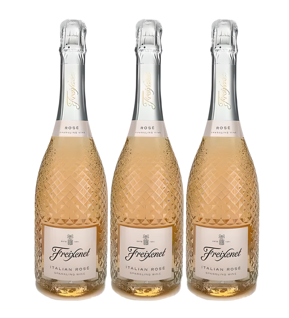 Espumante Espanhol Freixenet Italian Rose Pack com 3 espumante fresco, frutado e sedutor.