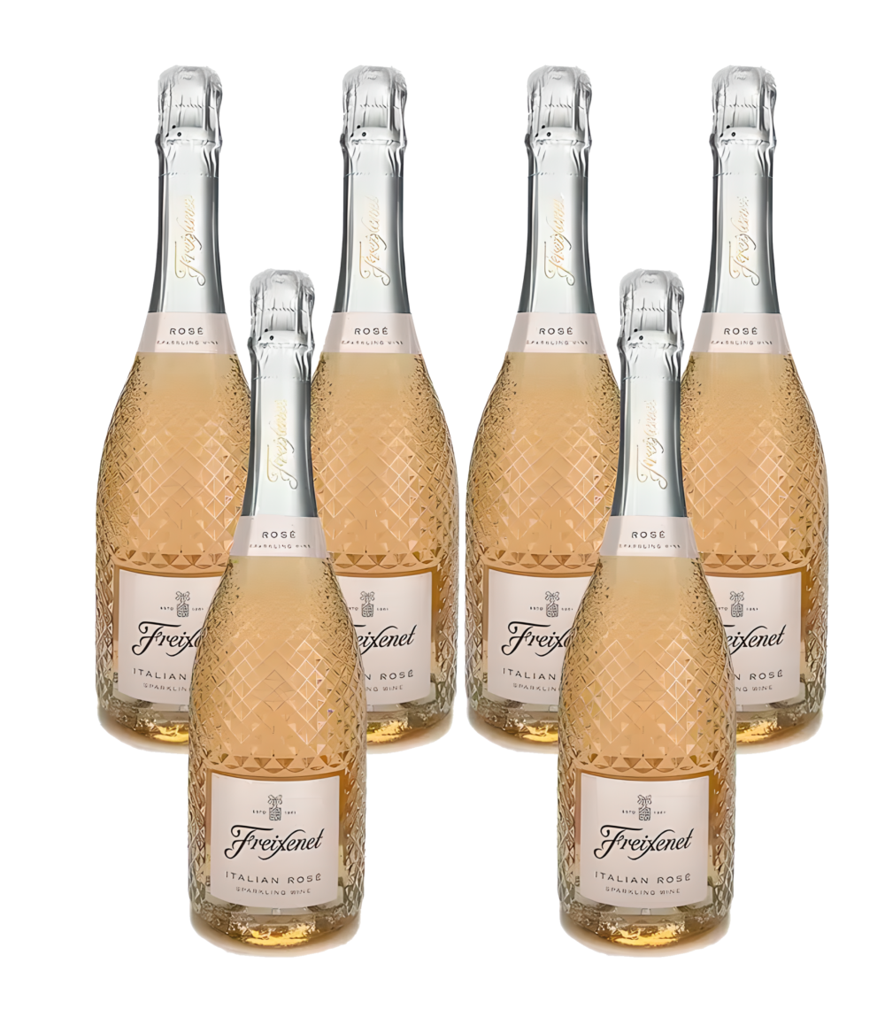 Espumante Espanhol Freixenet Italian Rose Pack com 6 espumante fresco, frutado e sedutor.