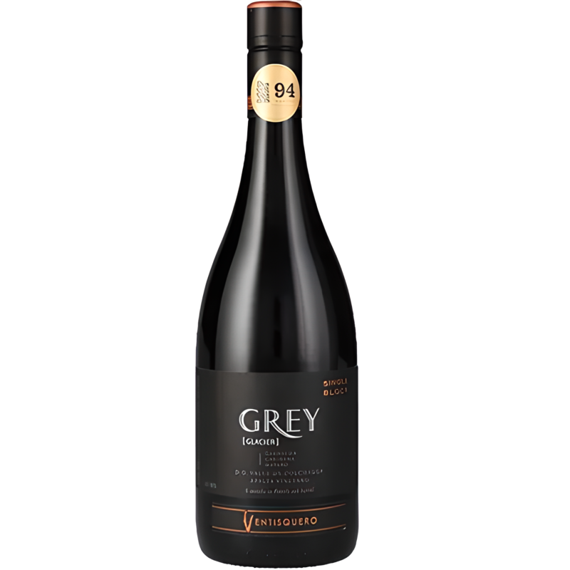 Vinho Tinto Ventisquero Grey Single Block GCM 2017 (94 Pontos). Chile