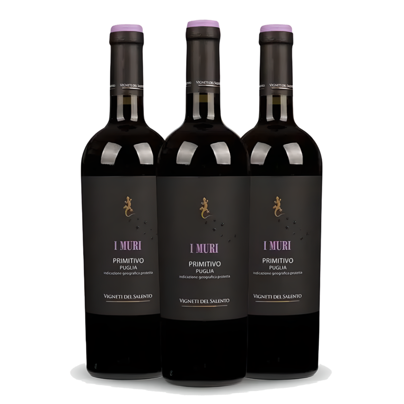 Kit I Muri Primitivo - 3 Vinhos Italianos