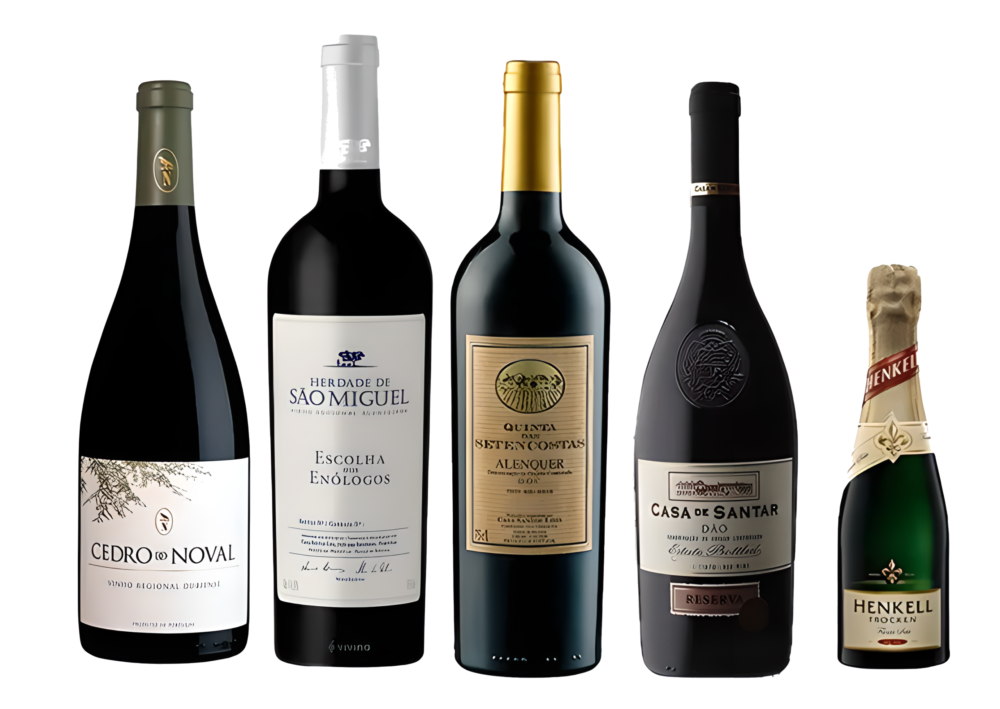 Vinhos Portugueses Kit Especial Cedro do Noval, Herdade Escolha dos Enólogos, Quinta das Setencsotas e Casa de Santar